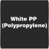 White PP (Polypropylene) Rectangle / Square Shape OFFSET STICKER / LABEL