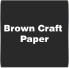 Brown Craft Paper Rectangle / Square Shape OFFSET STICKER / LABEL