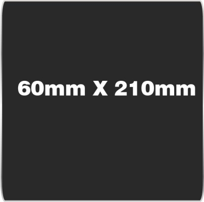 60mm x 210mm