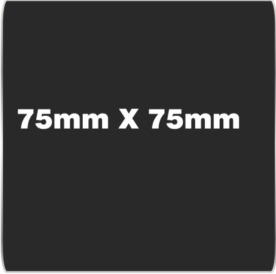 75mm x 75mm