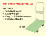 GOOD QUALITY 150KG HAND TROLLEY PLATFORM SIZE: 400MM X 700MM, MODEL HT150 (MADE IN MALAYSIA).