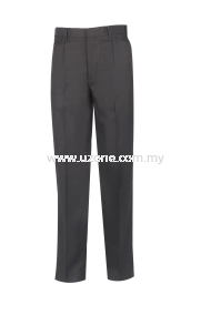 TTR 1 : LONG TROUSER DOUBLE PLEAT (READY MADE) BLACK