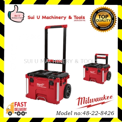 MILWAUKEE 48-22-8426 PACKOUT™ Rolling Tool Box Large Capacity with Roller & Handle