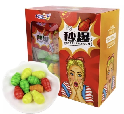 Bomb Bubble Gum (Mixed Fruits Flavor)