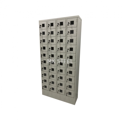 40 COMPARTMENT PHONE LOCKER WITH ACRYLIC DOOR 