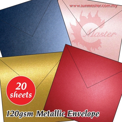 6.5" x 6.5" Metallic Envelope (20s)