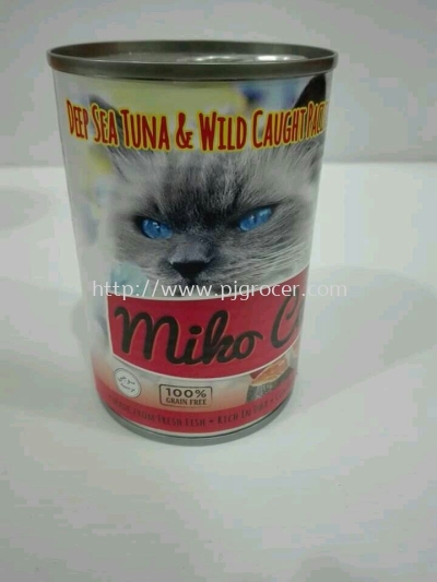 Miko Cat Deep Sea Tuna& wild caught pacific salmon 400gm