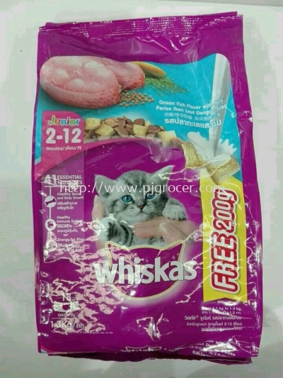 Whiskas Oceon Fish Flavour with Milk 1.3kg