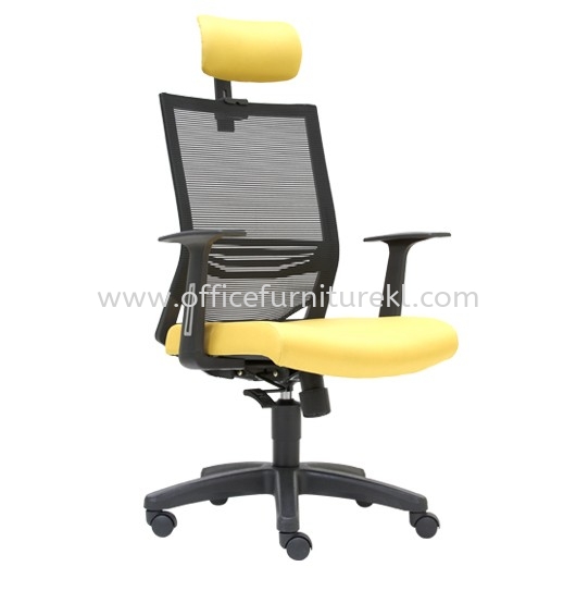 CARLTON HIGH BACK ERGONOMIC CHAIR | MESH OFFICE CHAIR KEMAMAN TERENGGANU