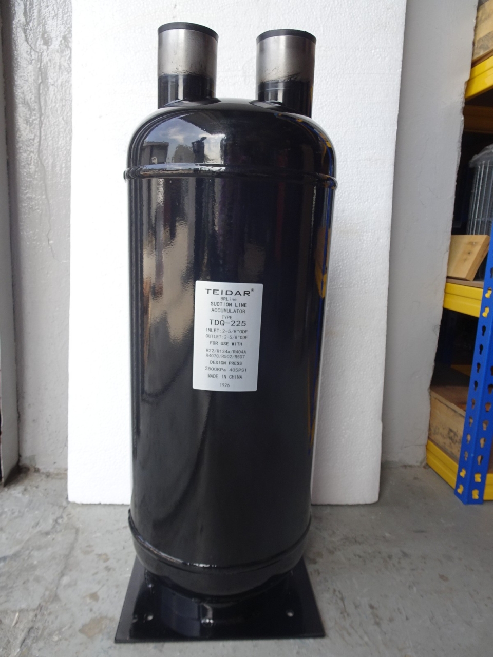 TEIDAR SUCTION LINE ACCUMULATOR (R22/R134A/R407C/R507)