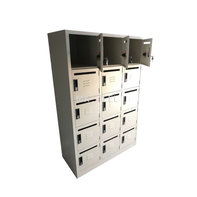 15 COMPARTMENT LOCKER WITH ENVELOPE HOLE