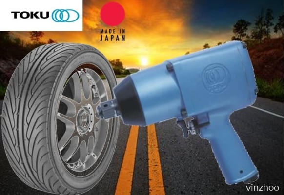 TOKU MI-20P AIR IMPACT WRENCH 3/4", 40-80KG.M, TWIN HAMMER,MI-20P