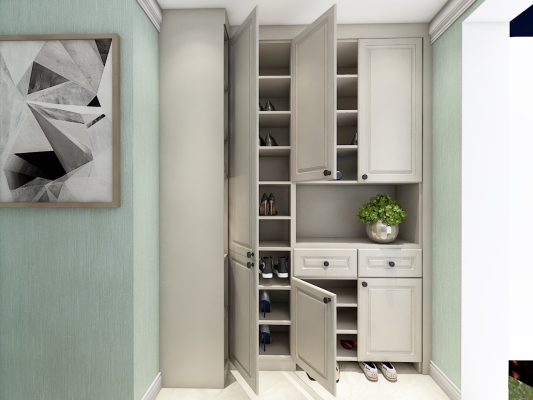 Malaysia Built-in Shoe Cabinet Refer 