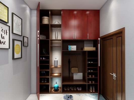 Malaysia Built-in Shoe Cabinet Refer 