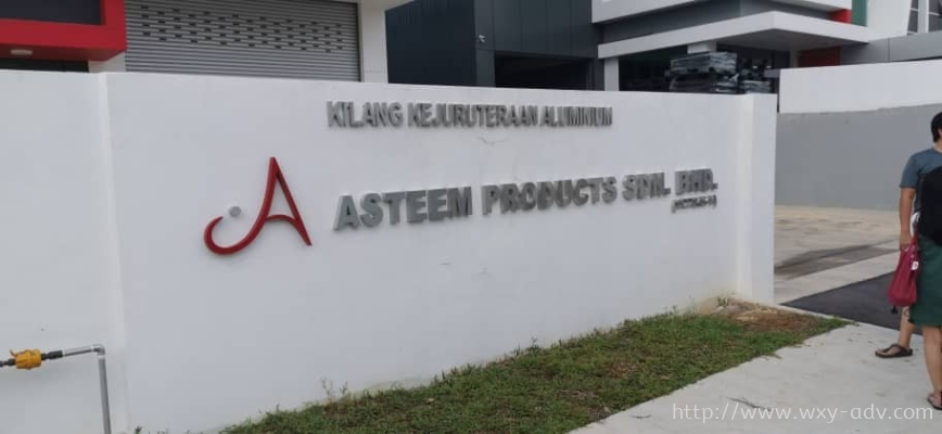 ASTEEM PRODUCTS SDN. BHD. Stainless Steel Box Up Signboard