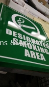 smoking sign Company Indoor / Outdoor Signboard / Signage