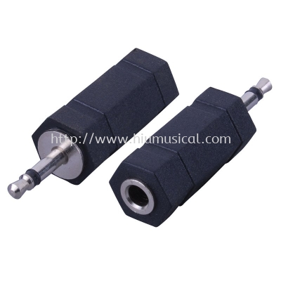 2.5 mm Mono Plug C 3.5 mm Miniature Mono Jack Adapter