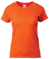 76000L 37C Orange Lady Premium  Cotton 180g 76000L Gildan Cotton Round Neck Tee