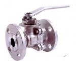 2 PCS FLANGE END BALL VALVE Cast Iron C With-out mounting pad  (SERIES:V2F-CI-10K-NP)