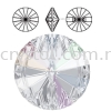 SW, RIVOLI CRYSTAL BUTTON, 3015#, 10MM, 001 AB Sew-On Stone SW Crystal Collections 