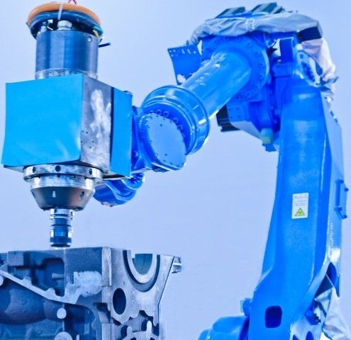Robot Deburring Cell Robot Cell Leantec Industrial Robot ...