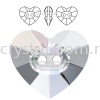 SW, HEART CRYSTAL BUTTON, 3023#, 12*10.5MM/14*12MM, 001AB Sew-On Stone SW Crystal Collections 