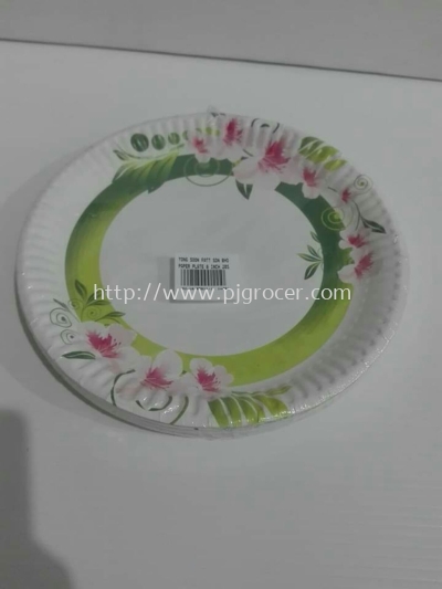 Paper Plate 8"inch (20's)