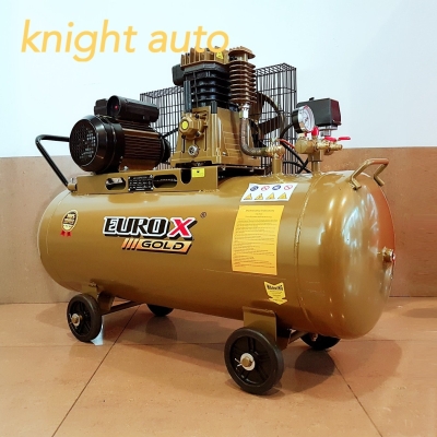 EuroX Gold EAW9120 3HP 120L 8bar Heavy Duty Air Compressor - Italy Piston Head ID31481