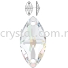 SW, NAVETTE SEW-ON STONE, 3223#, 12*6MM/18*9MM,  001 Ab Sew-On Stone SW Crystal Collections 