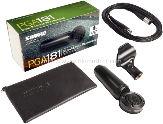 Shure PGA181-XLR Side-address Cardioid Condenser Microphone + XLR-XLR Cable