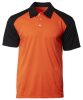 CRP 2104 Orange-Black Infinite Polo CRP 2100 CrossRunner Dry Fit Polo Shirt