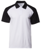 CRP 2103 White-Black Infinite Polo CRP 2100 CrossRunner Dry Fit Polo Shirt