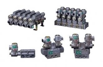 Pilot operated explosion-proof 5-port valve (4F0E)