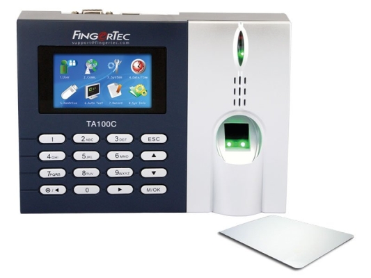 FINGERTEC TA100CR FINGERPRINT TIME ATTENDANCE SYSTEM