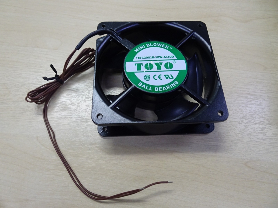 TOYO COOLING FAN TM-120S1B-18W-A110D 4" 110V BEARING FAN