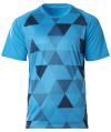 CRR 1903 Sapphire Trimosaic Tee CRR 1900 Round Neck Tee Sublimation Shirt
