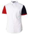 NHB 2601 White-Red-Navy Corporate Uniform