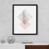 Marble Geometric  Wall Decor Poster