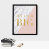 Dream Big Wall Decor Poster