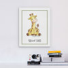 Safari Giraffe Wall Decor Poster