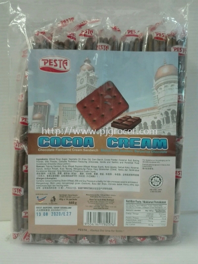 Pesta Chocolate Flavoured Cream Sandwich 644gm