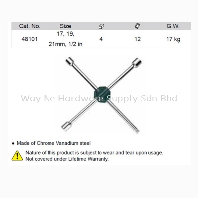 48101 - Cross Wheel Wrench