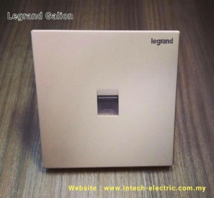 LEGRAND GALION 282445-C2 RJ11 TELEPHONE SOCKET - CHAMPAGNESILVER BAR