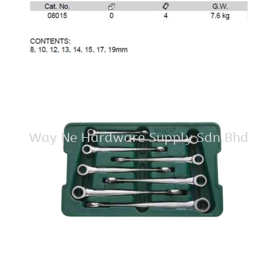 08015 - Pc-1/2 Drive 12 Point Metric Socket Set