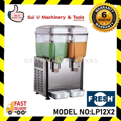 FRESH LP12X2 0.35kW/230V/50Hz 2x12Litre 8-10 Dispenser Coffee & Juice Making Machine