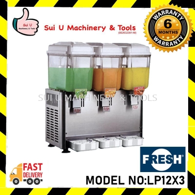 FRESH LP12X3 0.37kW/230V/50Hz 3x12 Litre 8-10 Dispenser Coffee & Juice Making Machine