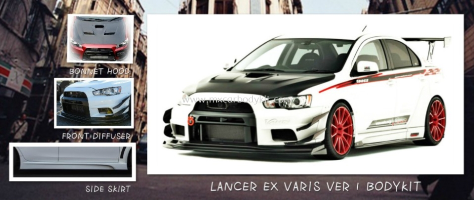 MITSUBISHI LANCER EX / INSPIRA VARIS VERSION 1 BODYKIT 