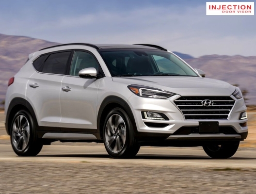 HYUNDAI TUCSON 15Y-ABOVE = INJECTION DOOR VISOR WITH STAINLESS STEEL LINING