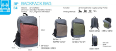 BP64 Backpack Bag Premium Gift