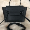 (SOLD) Celine Nano Belt Bag in Black with Long Strap Celine